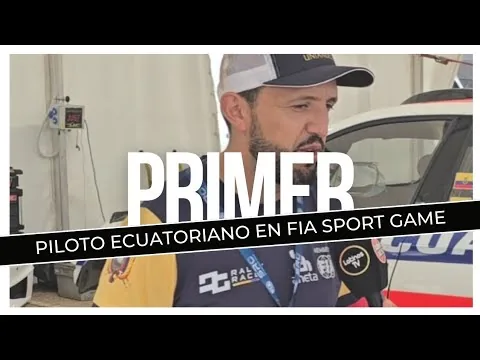 🏎️🎙️ **Primer piloto ecuatoriano invitado a @FiaMotorsportGames**#Motorsport #FIA #JuanGuerrero